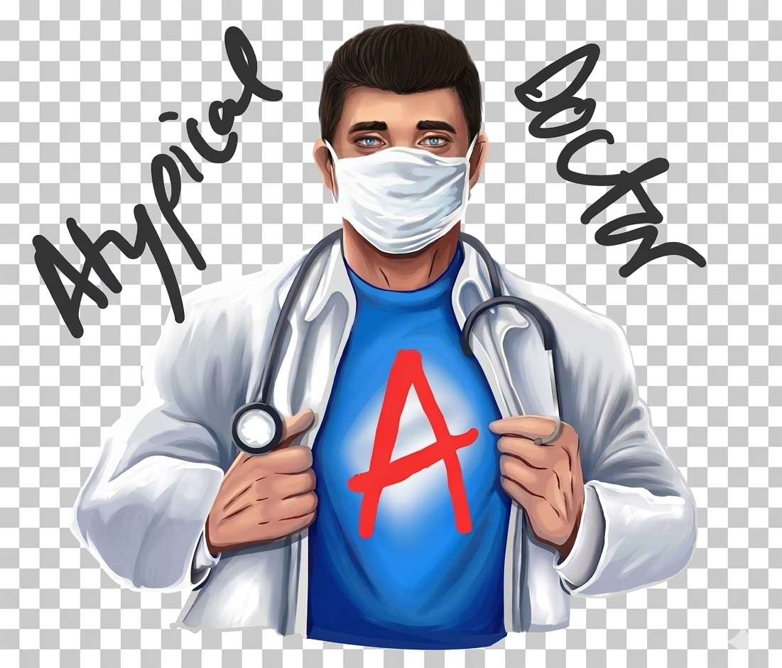 Logo for The Atypical Doctor Podcast