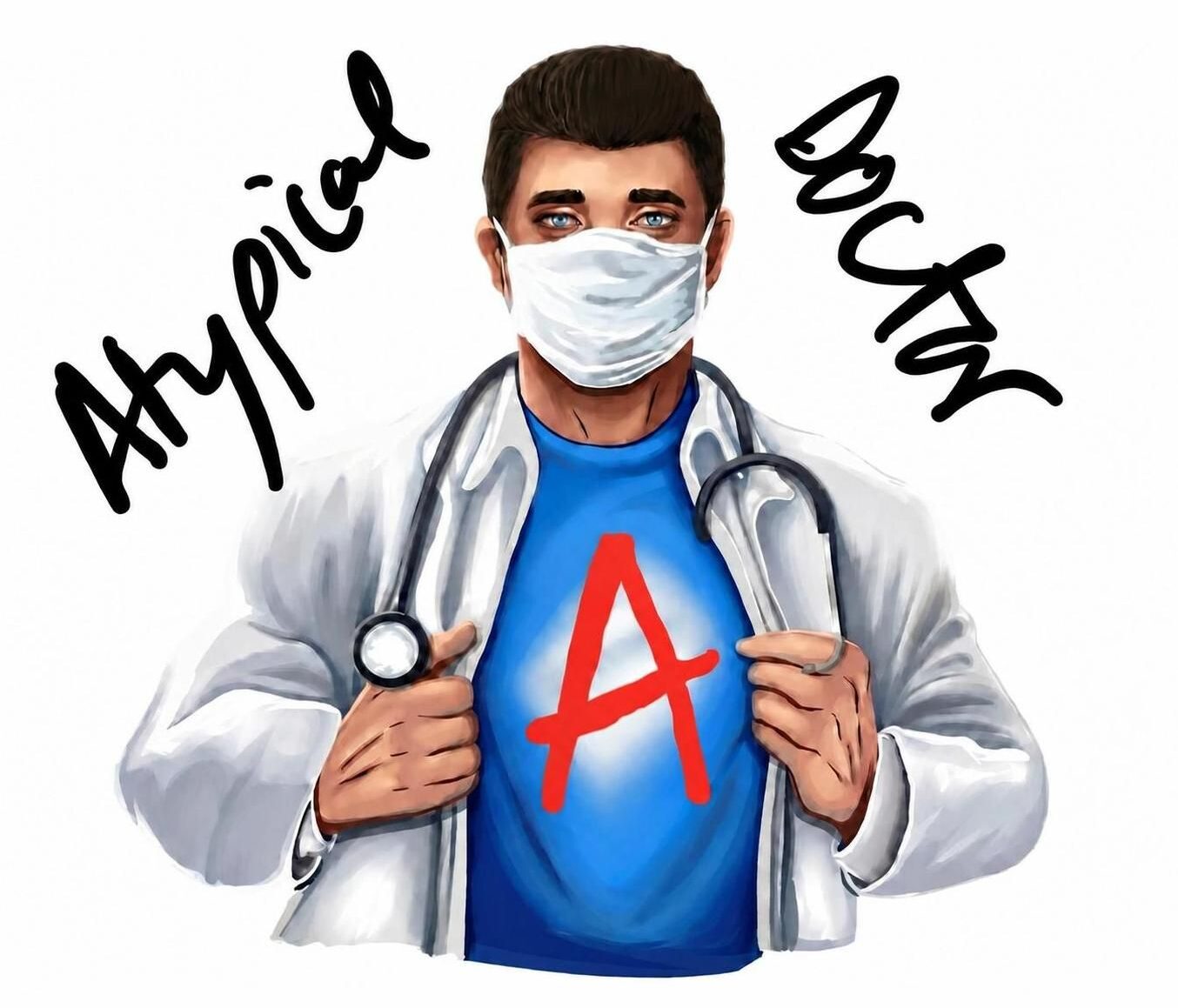 Logo for The Atypical Doctor Podcast